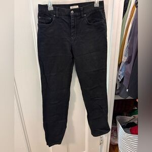 Jones New York Slim Straight Leg Black Jeans